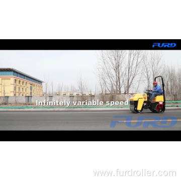 Vibratory Double Steel Drums Road Roller for Soil Compaction